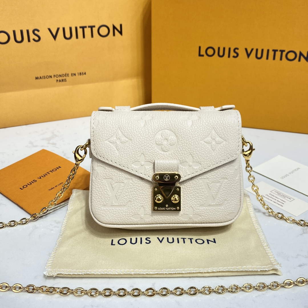 LV M81390 Louis Vuitton Micro M��tis Bag Beige