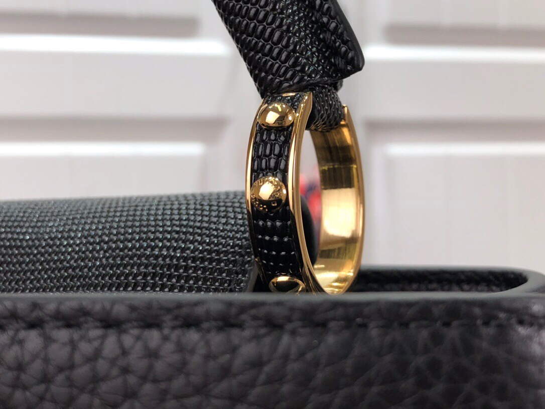 LV M59269 Louis Vuitton Capucines BB Handbag Black