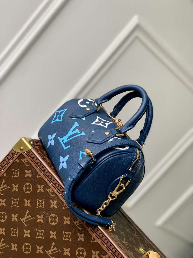 LV M46517 Louis Vuitton Speedy Bandouli��re 20 Gradient Blue