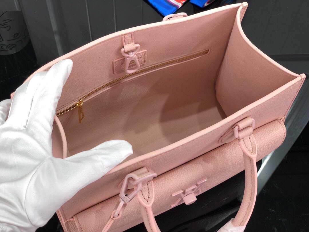 LV M55818 Louis Vuitton Lockme Tote PM Leathers M55817 Bag Pink