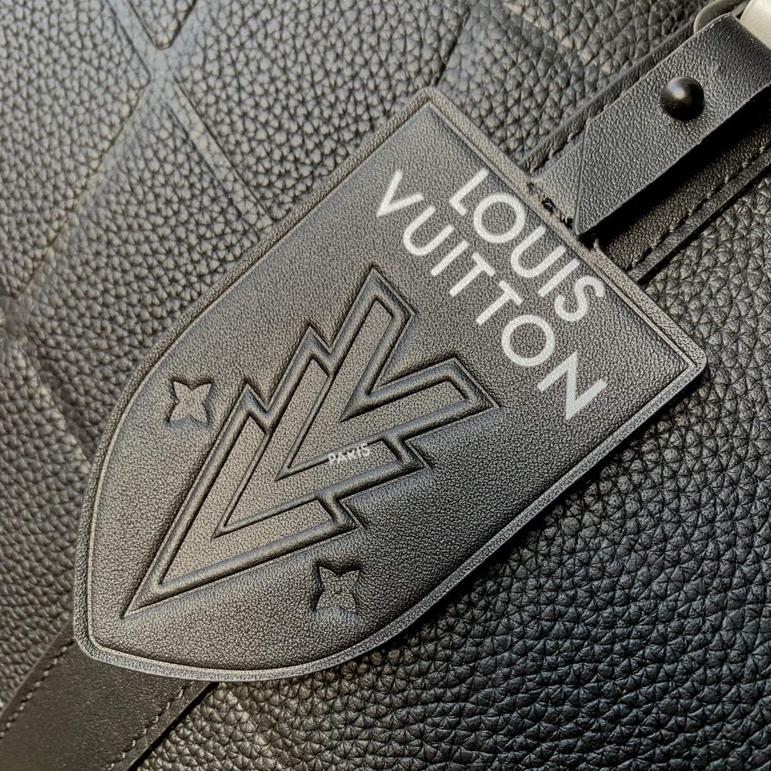 LV M21382 Louis Vuitton Keepall Bandouliere 50 Bag Black