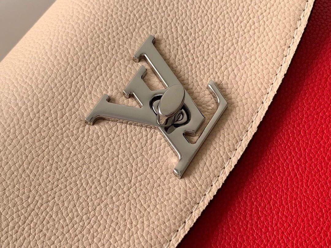LV M53950 Louis Vuitton Lockme Ever BB Handbag M56645 Red
