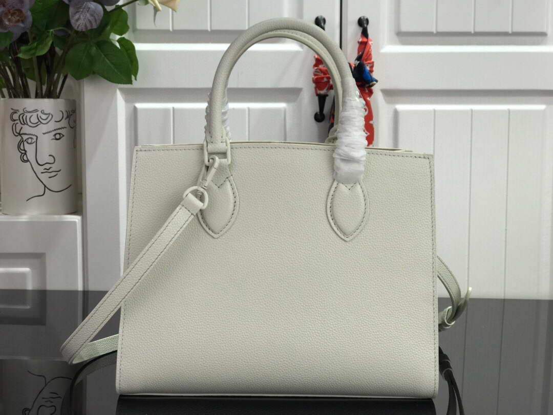 LV M55817 Louis Vuitton Lockme Tote PM Leathers M55845 Bag White