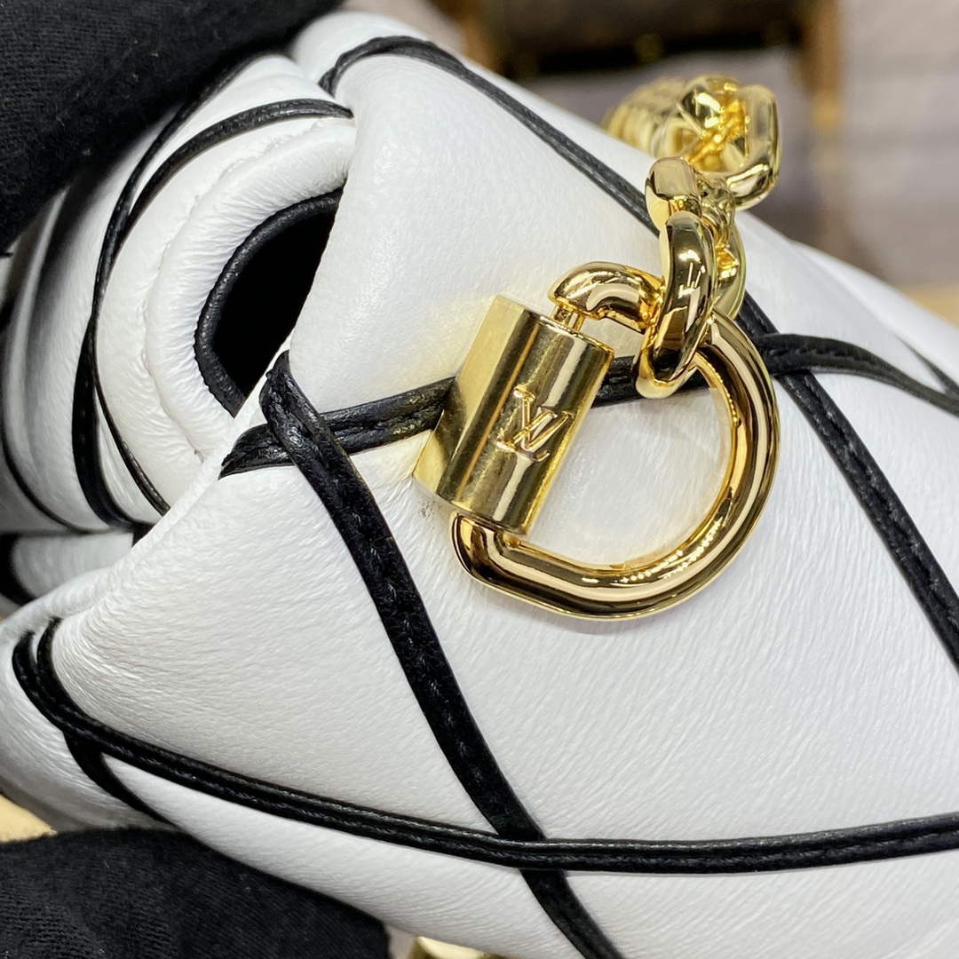 LV M23762 Louis Vuitton Pico GO-14 Bag Black/White