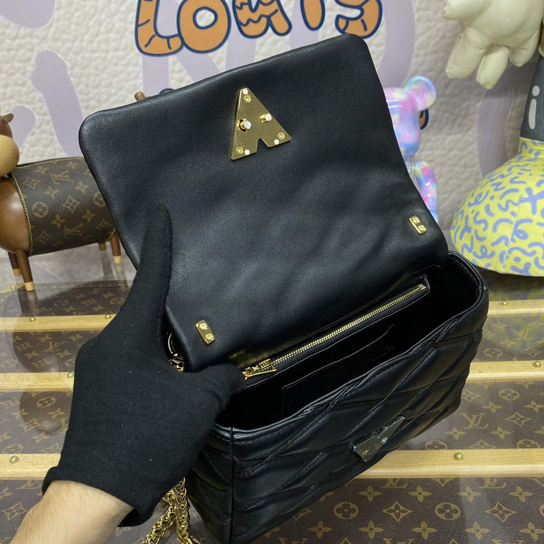 LV M22891 Louis Vuitton GO-14 MM Bag Black
