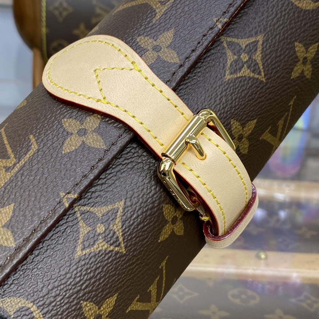 LV M47530 Louis Vuitton 3 Watch Case Monogram Canvas