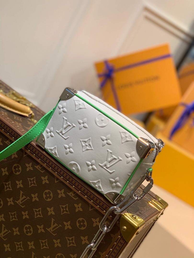 LV M44480 Louis Vuitton Mini Soft Trunk Monogram White M44735 M55702 Bag