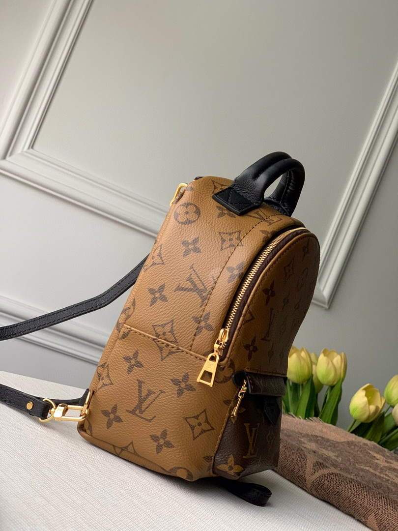 LV M44872 Louis Vuitton Palm Springs MINI Monogram Reverse Canvas Bag