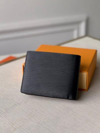 LV M69538 Louis Vuitton Multiple Wallet Epi Black