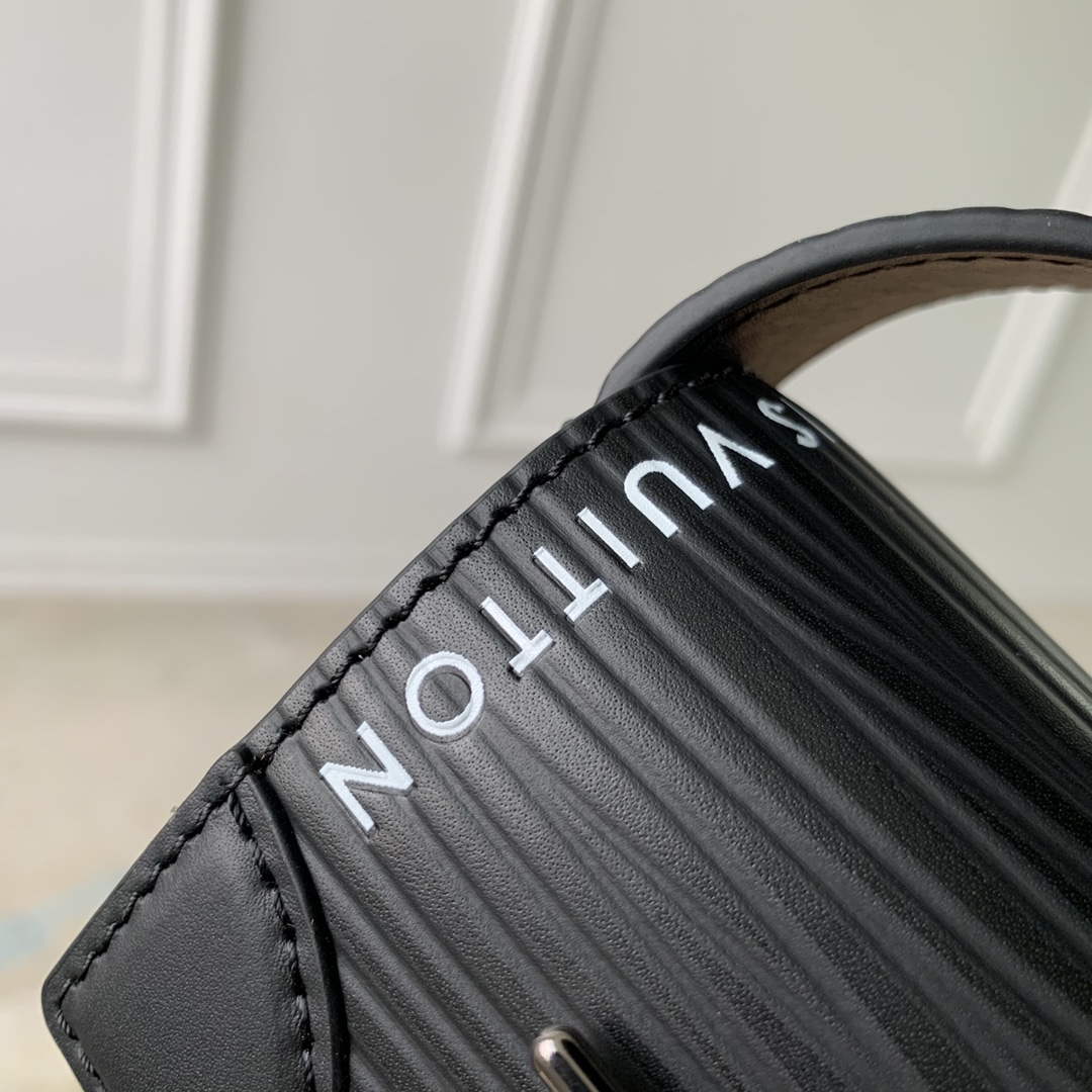 LV M23837 Louis Vuitton Micro Steamer Wallet Black