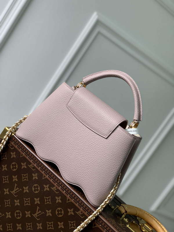 LV M22122 Louis Vuitton Capucines BB Handbag Wisteria