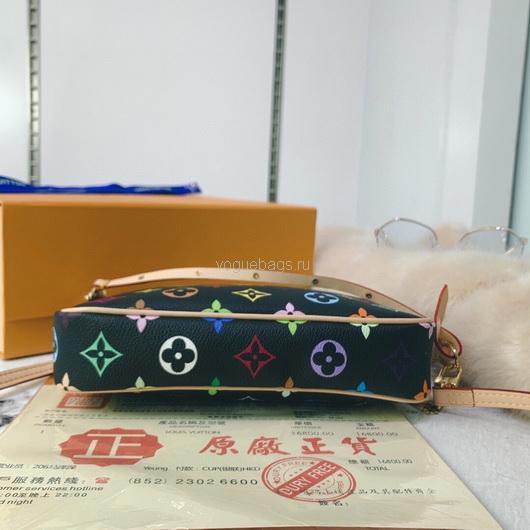 LV M92649 Louis Vuitton Pochette Small Hand Bag in mutlicolor