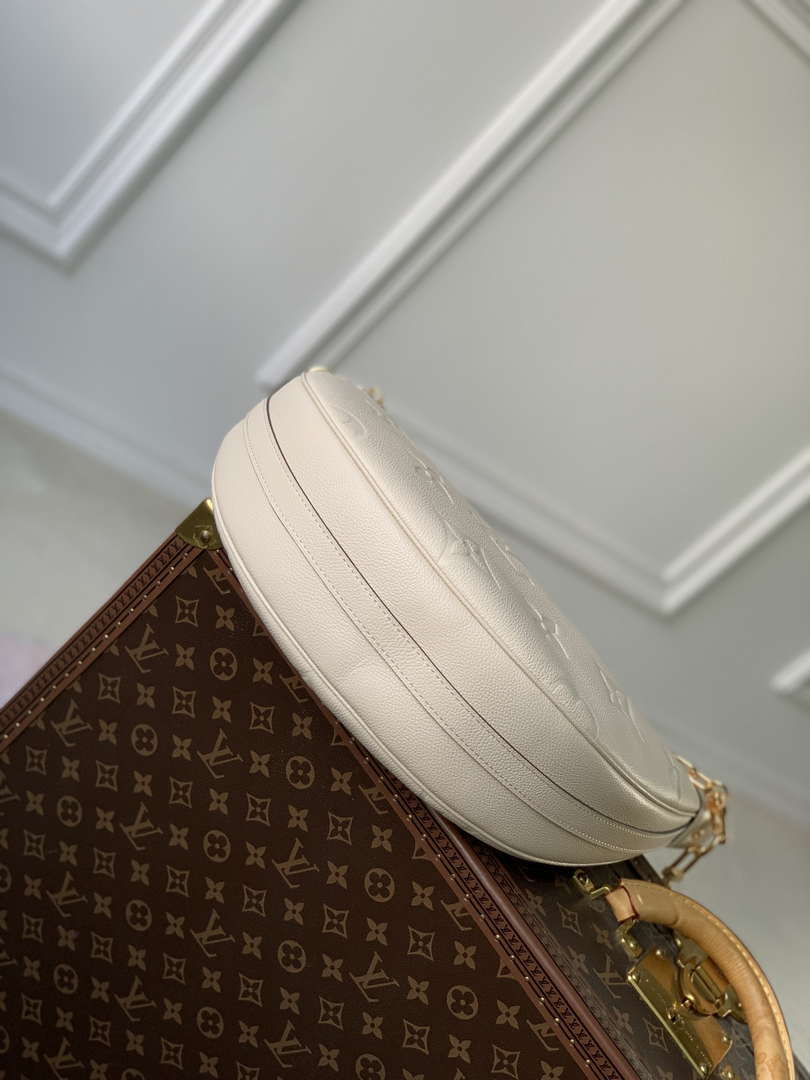 Louis Vuitton LV M46739 Loop Hobo Bag Monogram Empreinte Beige