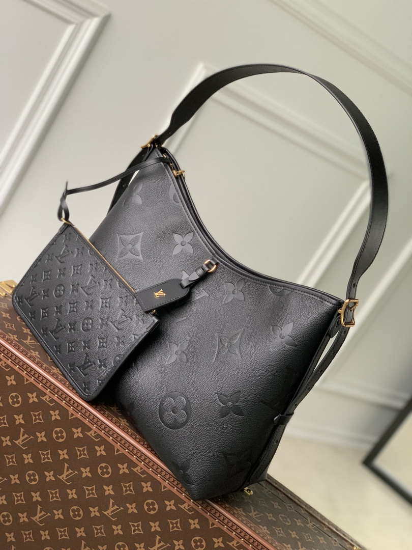 Louis Vuitton LV M46289 Carryall MM monogram M46292 Black