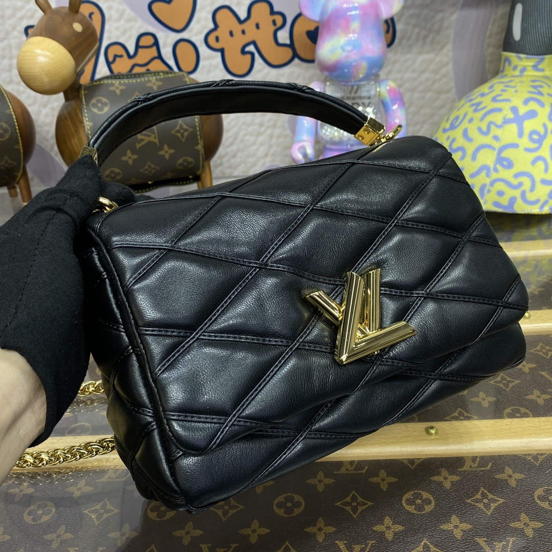LV M22891 Louis Vuitton GO-14 MM Bag Black