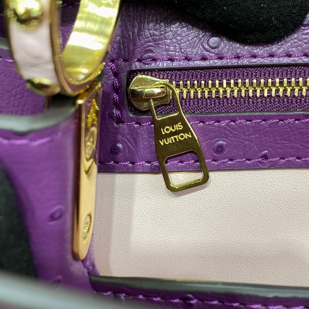 LV N81523 Louis Vuitton Capucines BB Handbag Purple