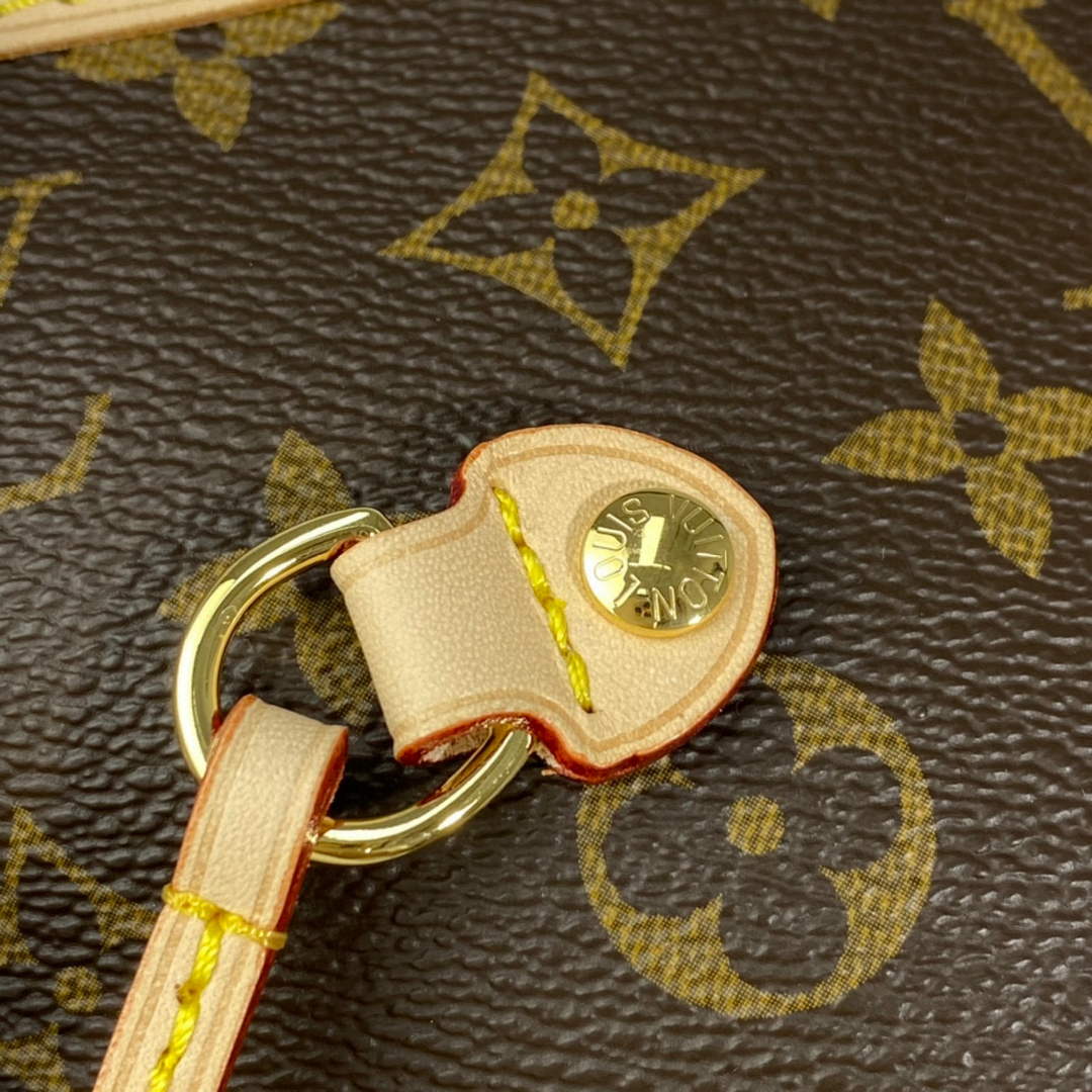 Louis Vuitton LV M50366 Neverfull MM Monogram Canvas Cerise Pink