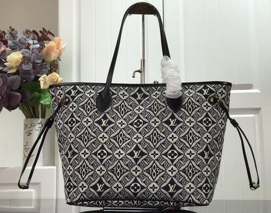 LV M57230 Louis Vuitton since 1854 Neverfull MM Shopping M57273 Bag Gray