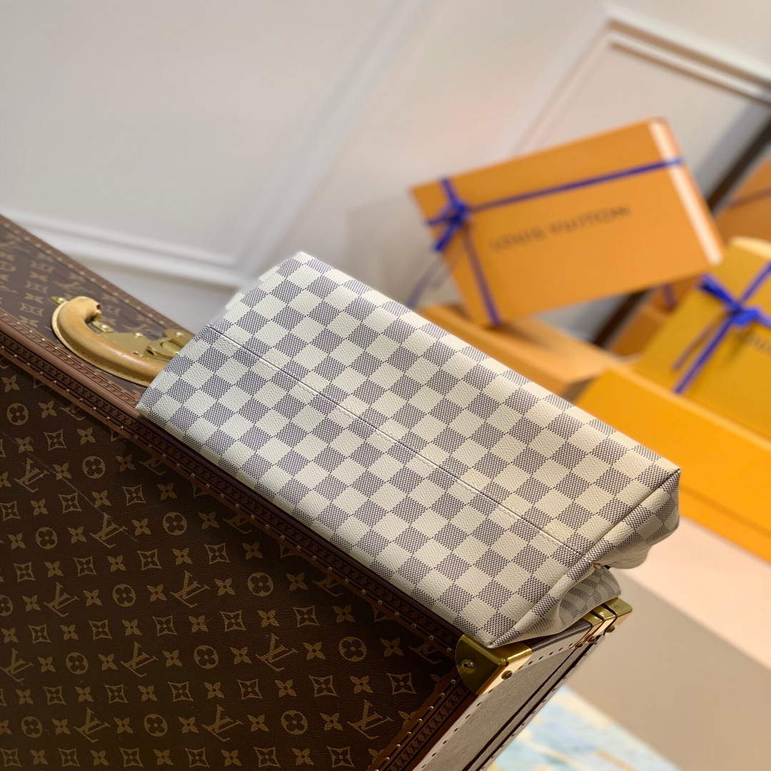 LV N41179 Louis Vuitton Cabas PM Plan Soleil Shoulder Tote Bag