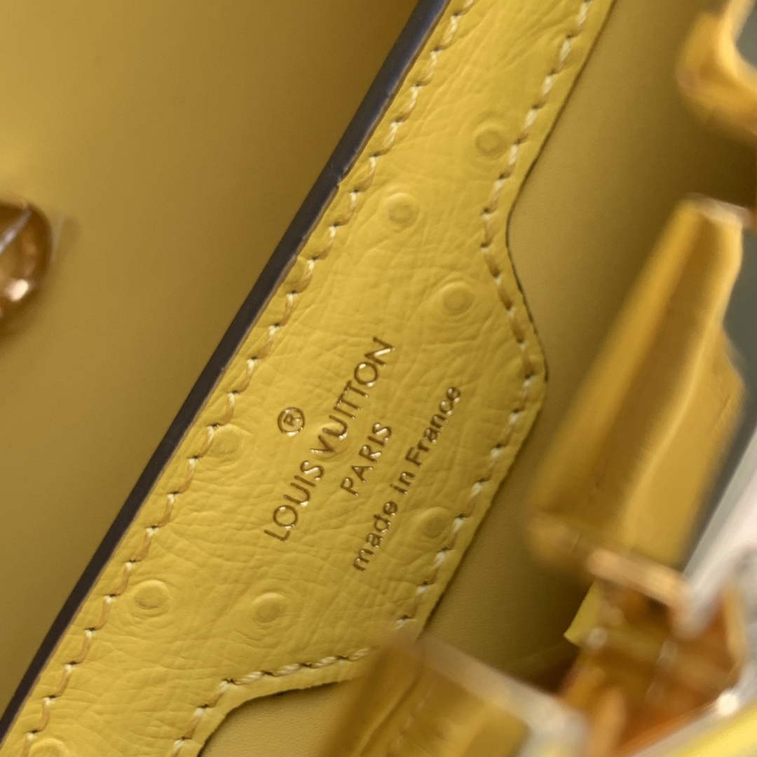 LV N81196 Louis Vuitton Capucines BB Handbag Yellow