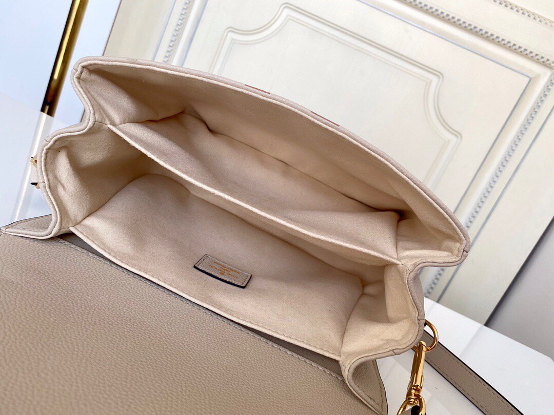 LV M45596 Louis Vuitton Pochette M��tis M45773 Bag Cream Pink