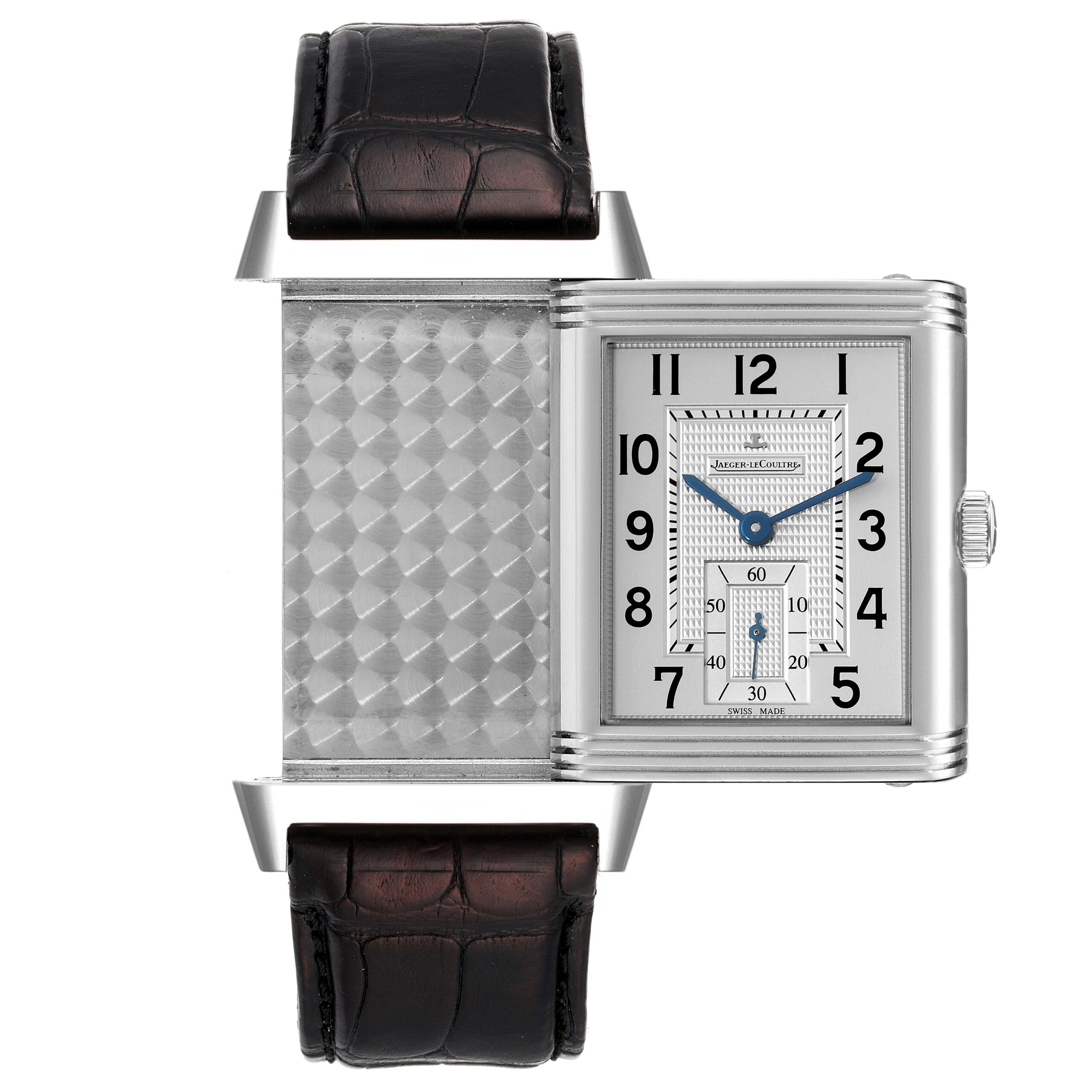 Jaeger LeCoultre Reverso Grande Steel Mens Watch 273.8.04 Q3738420