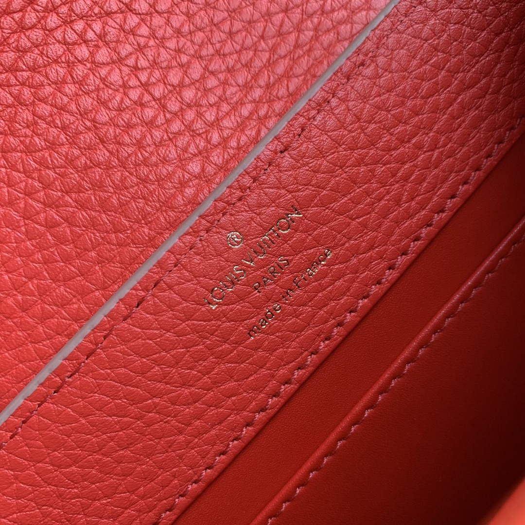 LV N80741 Louis Vuitton Capucines Mini Handbag Light coffee