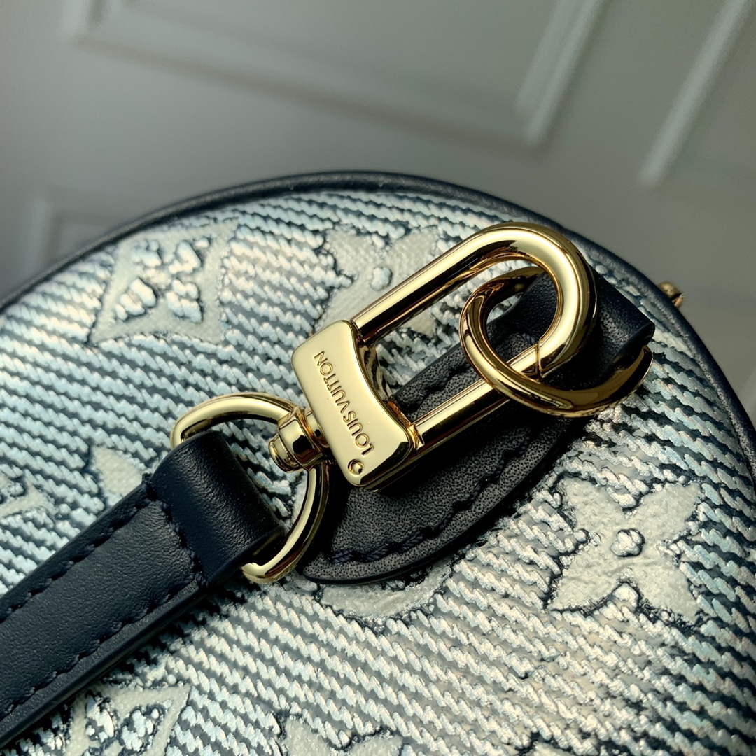 LV M23069 Louis Vuitton Speedy Bandouli��re 20 Handbag Blue