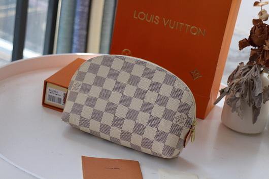 LV N60024 Louis Vuitton M47515 Cosmetic Pouch PM Damier Azur