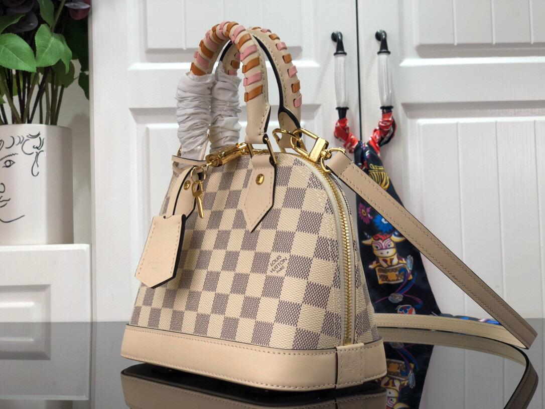 LV N45294 Louis Vuitton Alma BB Damier Azur canvas