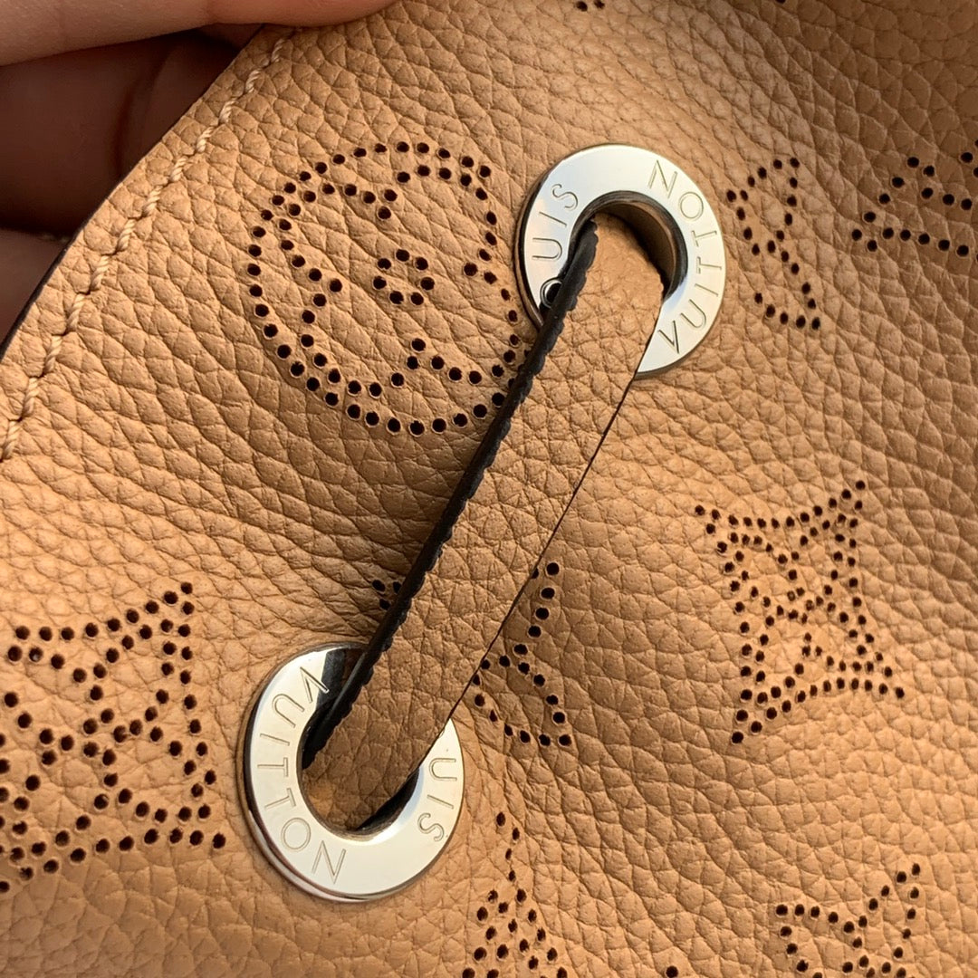 Louis Vuitton LV M59655 Bella Tote Mahina Orange Yellow