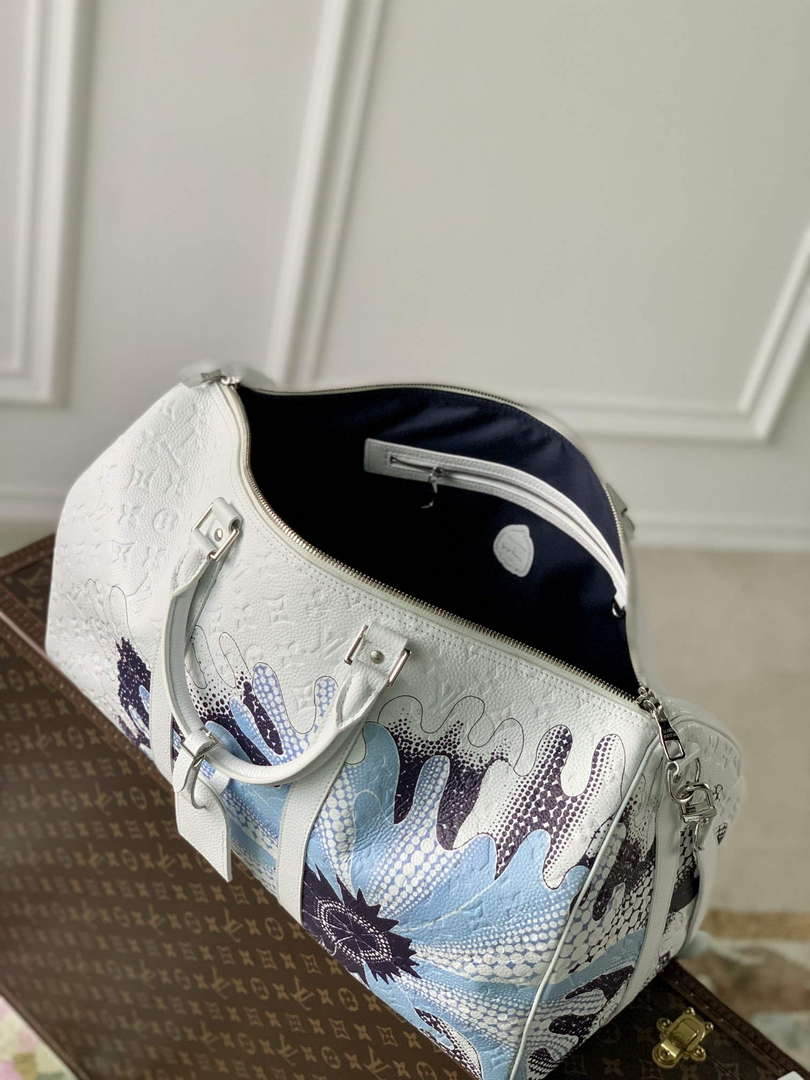 LV M21678 Louis Vuitton LV x YK Keepall Bandouli��re 50 Bag