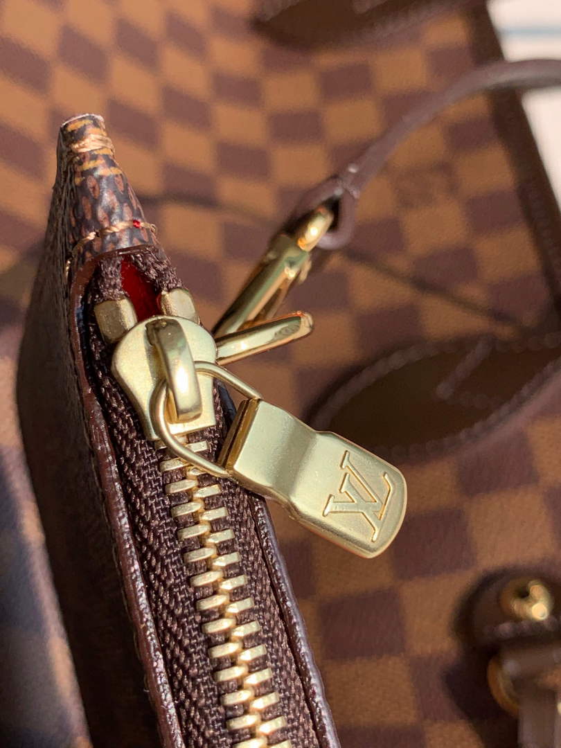 Louis Vuitton LV N41359 Neverfull PM Damier Ebene coated canvas