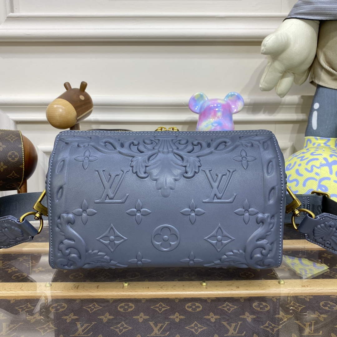 LV M21835 Louis Vuitton City Keepall Bag Dark Shadow Grey