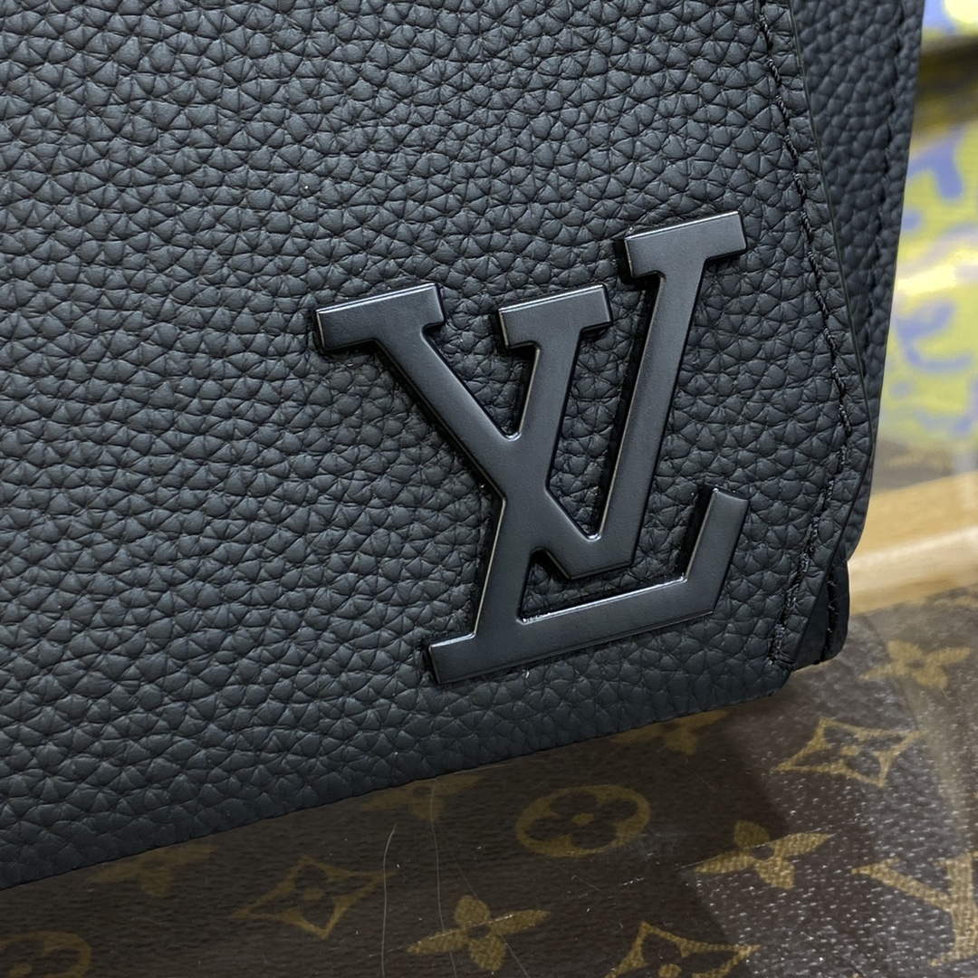 LV M57081 Louis Vuitton Takeoff Slingbag Black