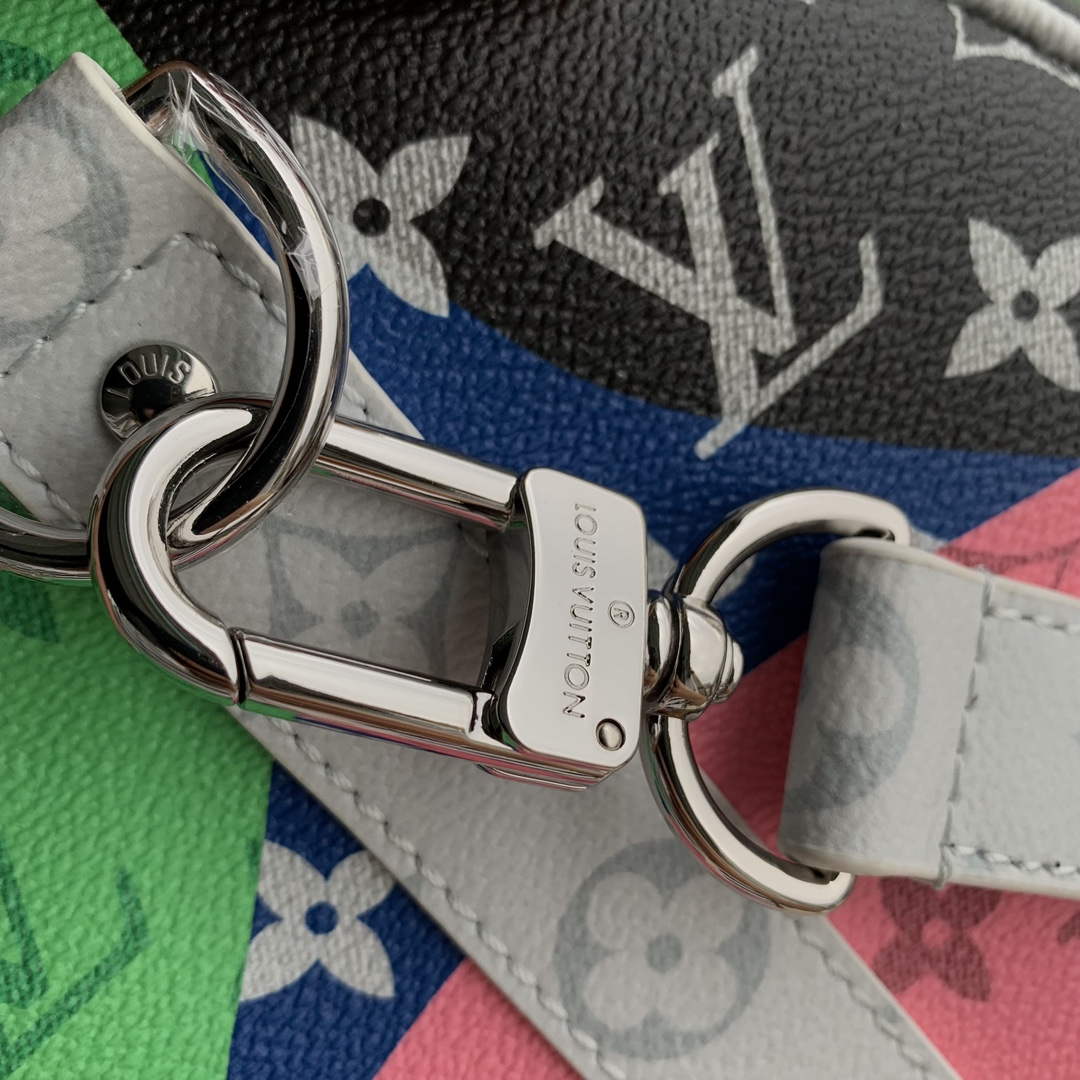LV M23160 Louis Vuitton Keepall Bandouli��re 45 Multicolor