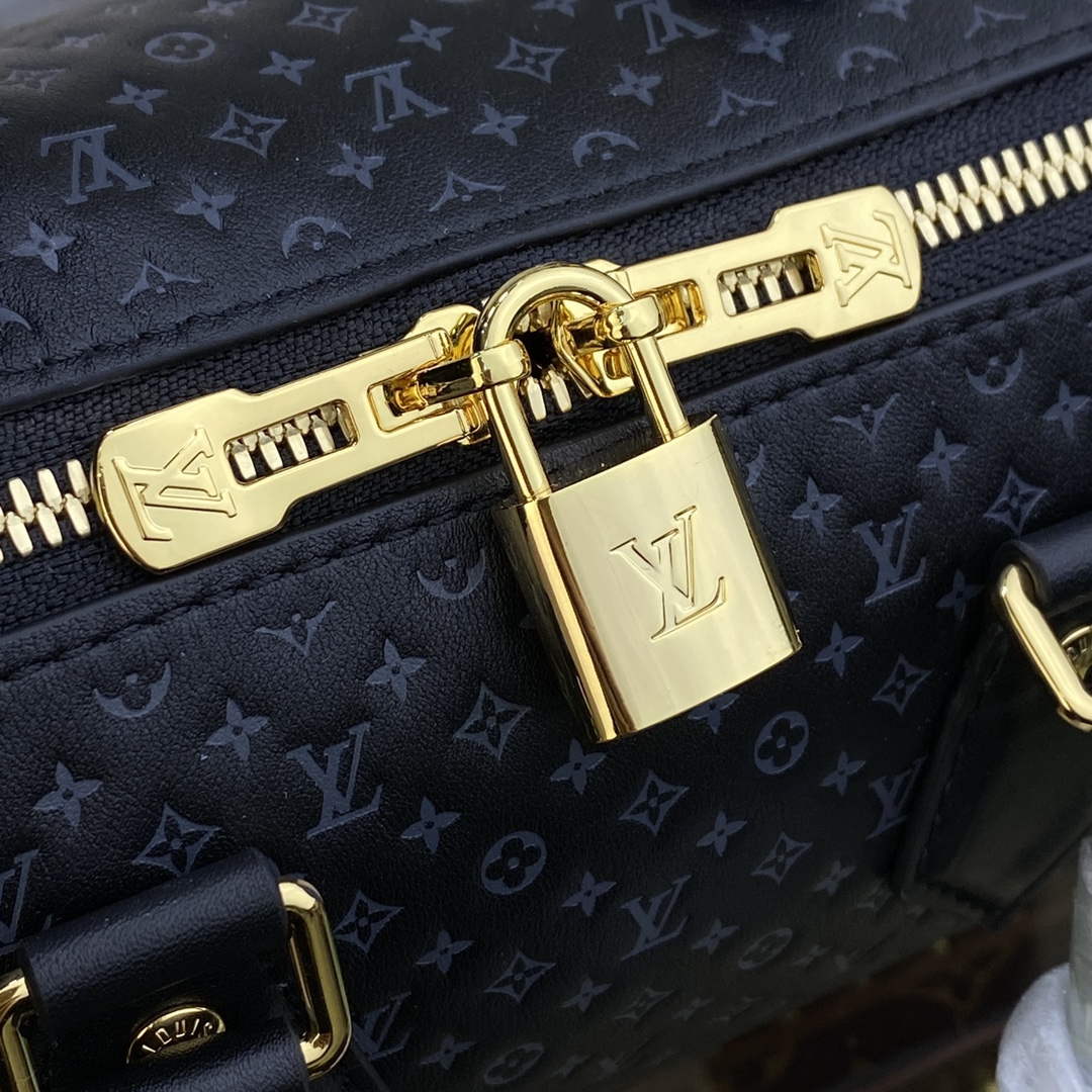 LV M22595 Louis Vuitton Speedy Bandouli��re 20 Handbag Black