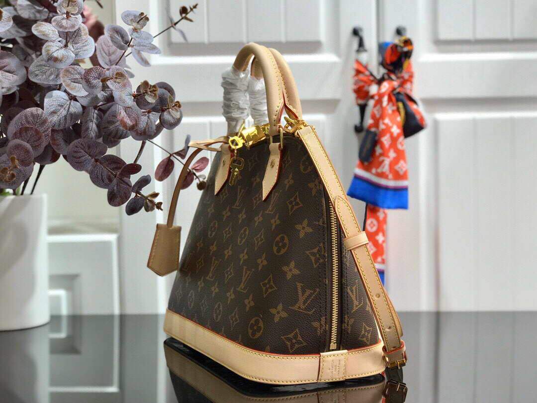 LV M53152 Louis Vuitton Alma BB Monogram N41221 Bag