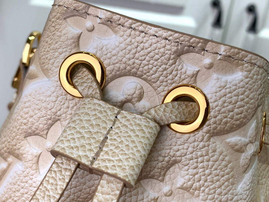 LV M81463 Louis Vuitton NANO NO Bucket Bag Light Beige
