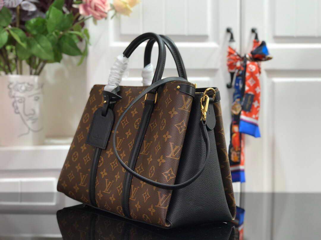 LV M44817 Louis Vuitton Soufflot MM M44903 Bag Monogram Canvas Black