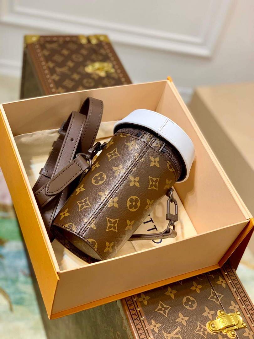 LV M80812 Louis Vuitton Coffee Cup Bag Blue