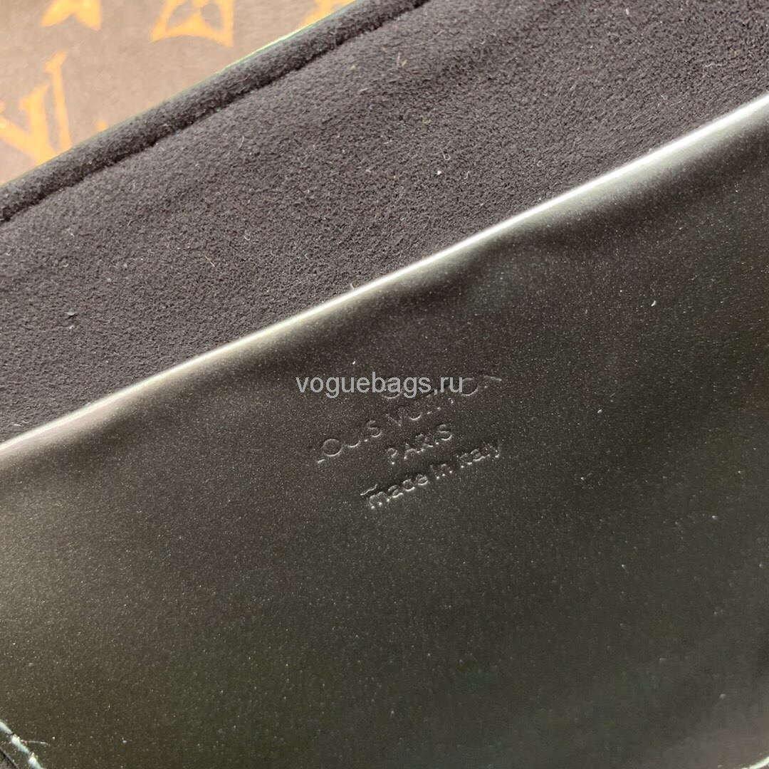 Louis Vuitton M90566 LV Wynwood Monogram Vernis Bag M90516 Silver and black