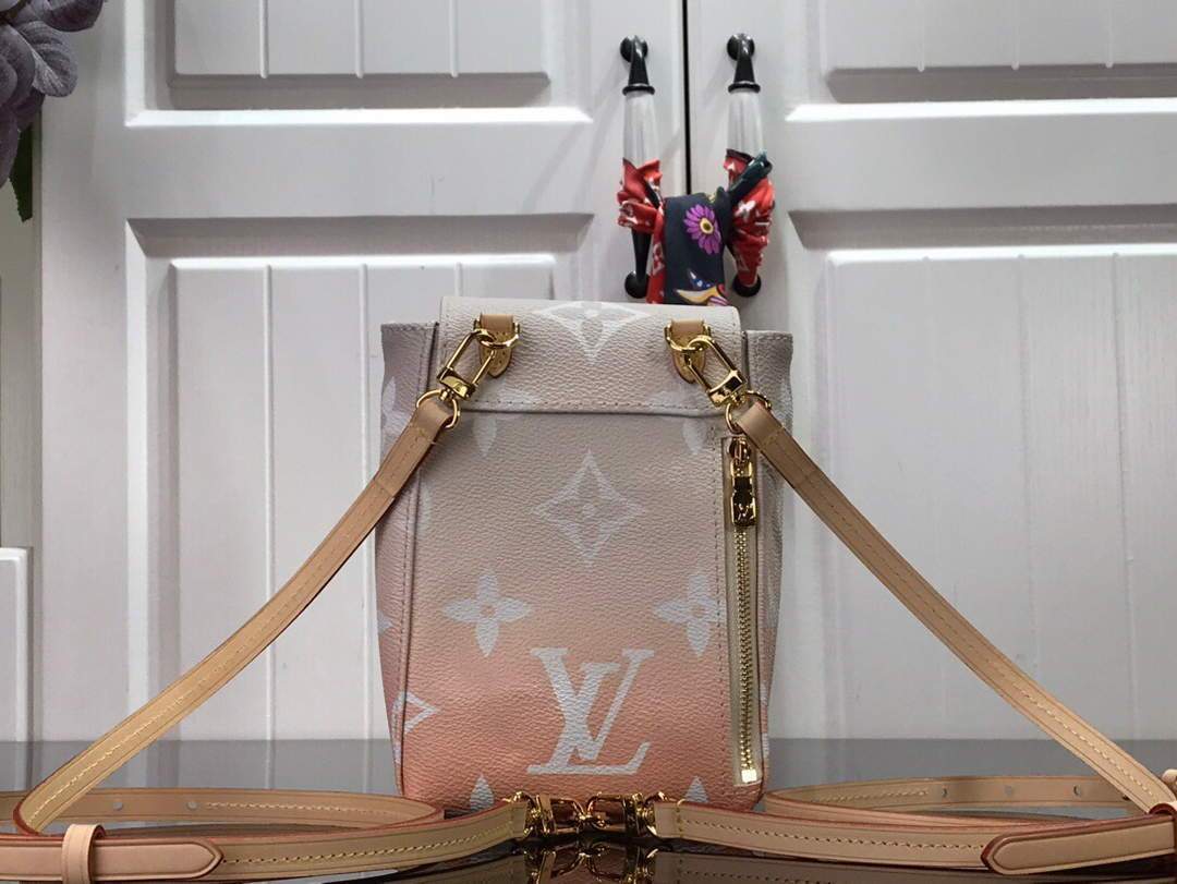 LV M45764 Louis Vuitton Tiny Backpack Mist Gray