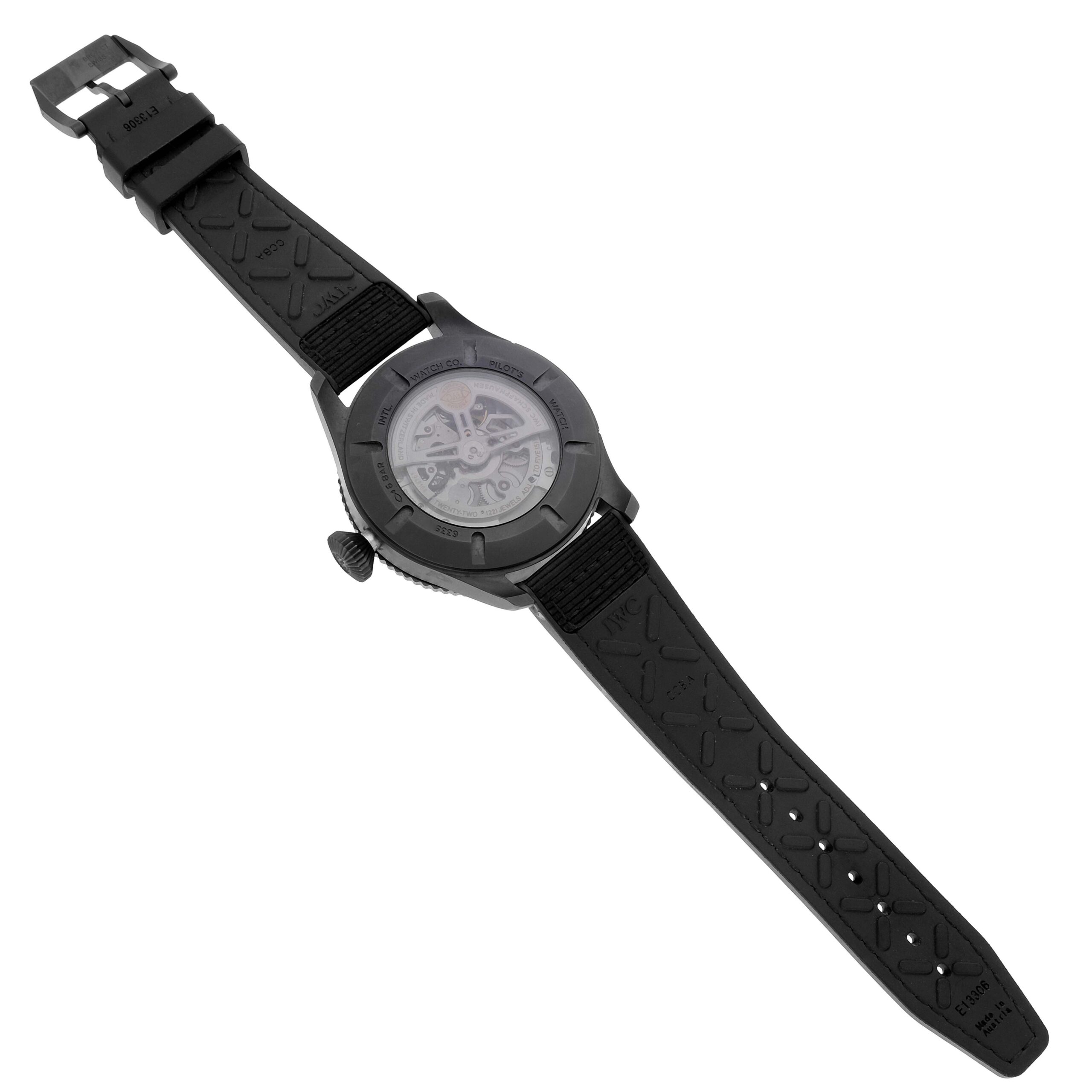 IWC Pilots Timezoner Top Gun Ceratanium Mens Watch IW395505 Box Card