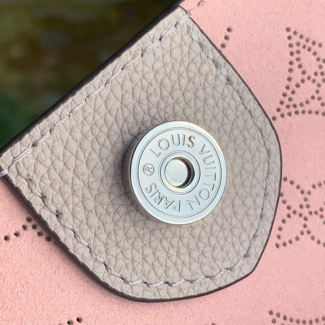 LV M53140 Louis Vuitton Hina MM Mahina Bag M57535 Galet Gray