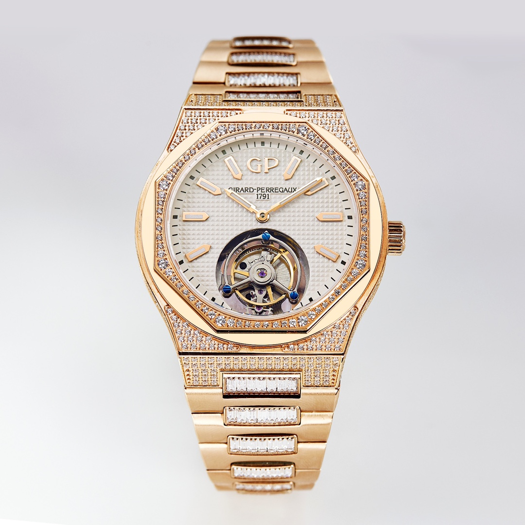 Girard-Perregaux Zhi. Perregaux GP Laureato Chronograph Laurel Tourbillon watch!