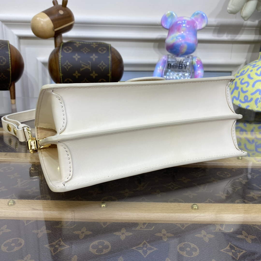 LV M22955 Louis Vuitton Dauphine East West Handbag Beige