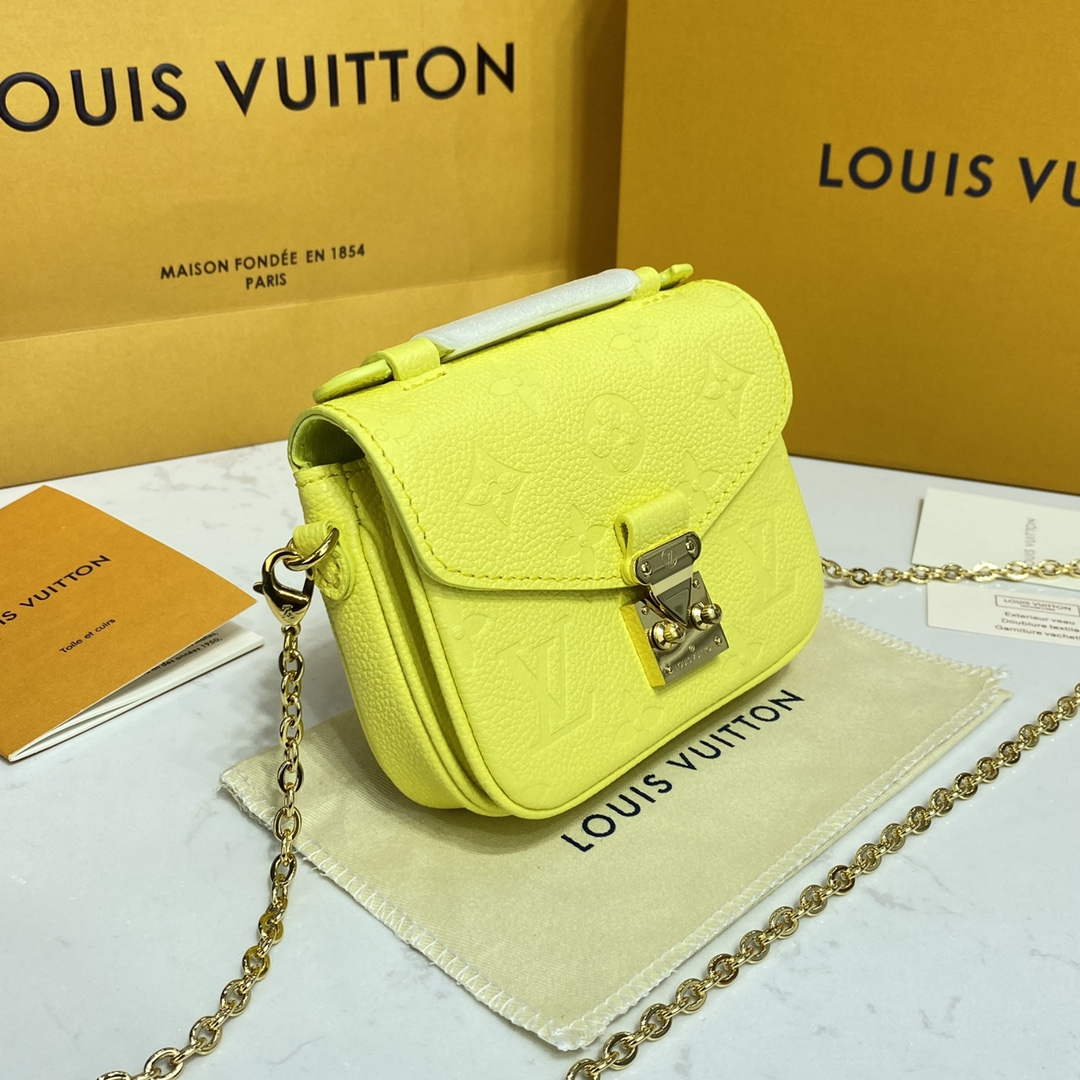 LV M81407 Louis Vuitton Micro M��tis Bag Yellow