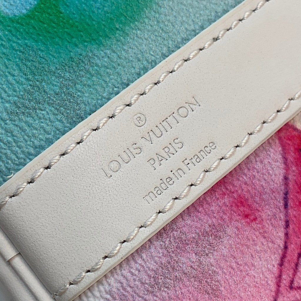 LV M45758 Louis Vuitton M41416 Keepall Bandouliere 50 Monogram Watercolour Blue coated canvas