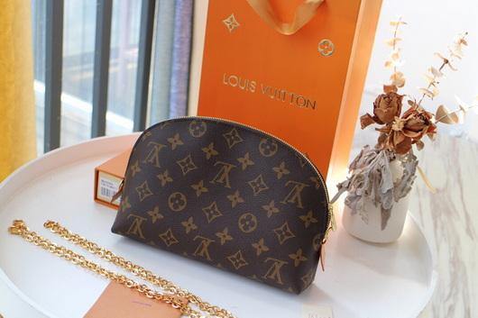 LV N47353 Louis Vuitton Cosmetic Pouch Monogram coated canvas